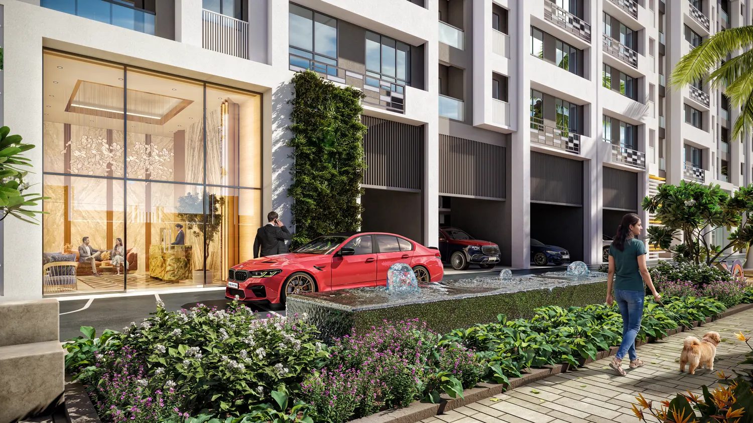 Drop-off view, artist's impression