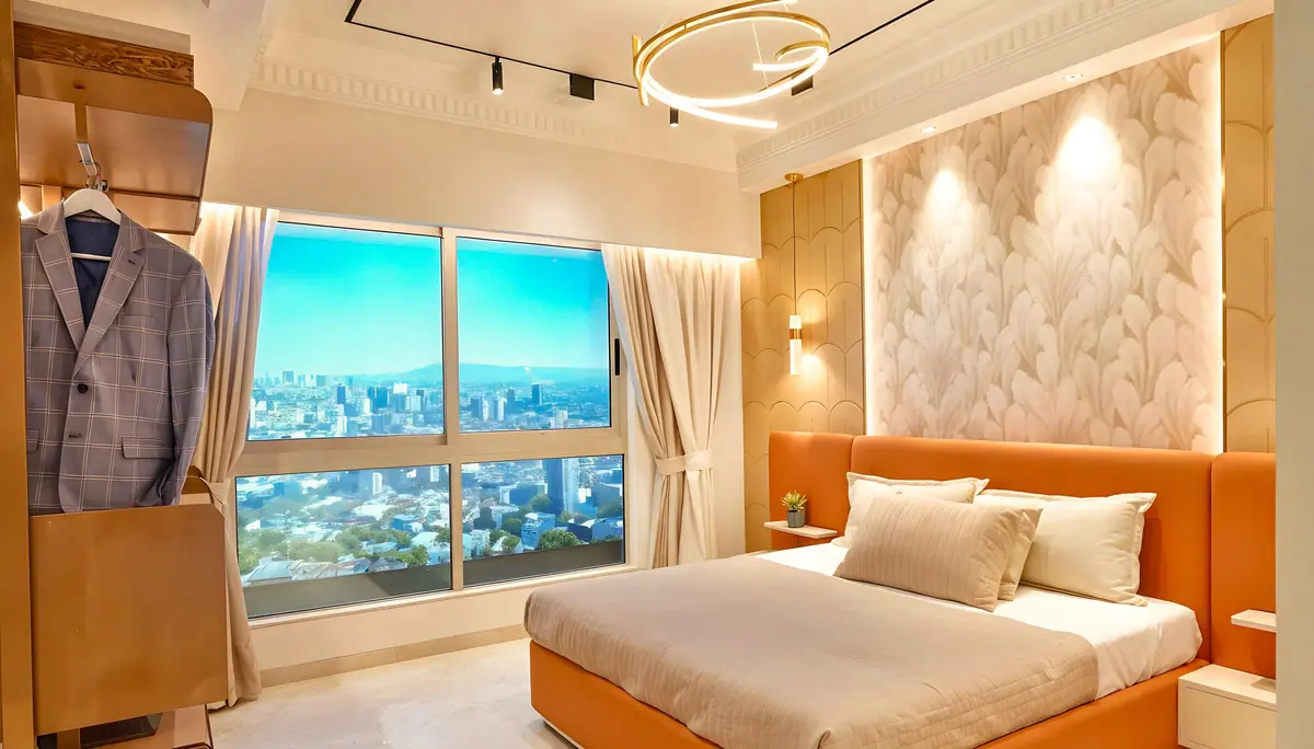 Bedroom, 3 BHK show flat