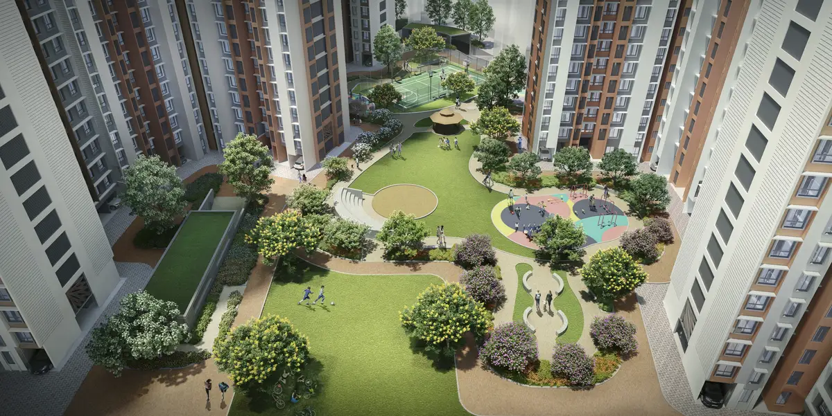 Garden, artist's impression