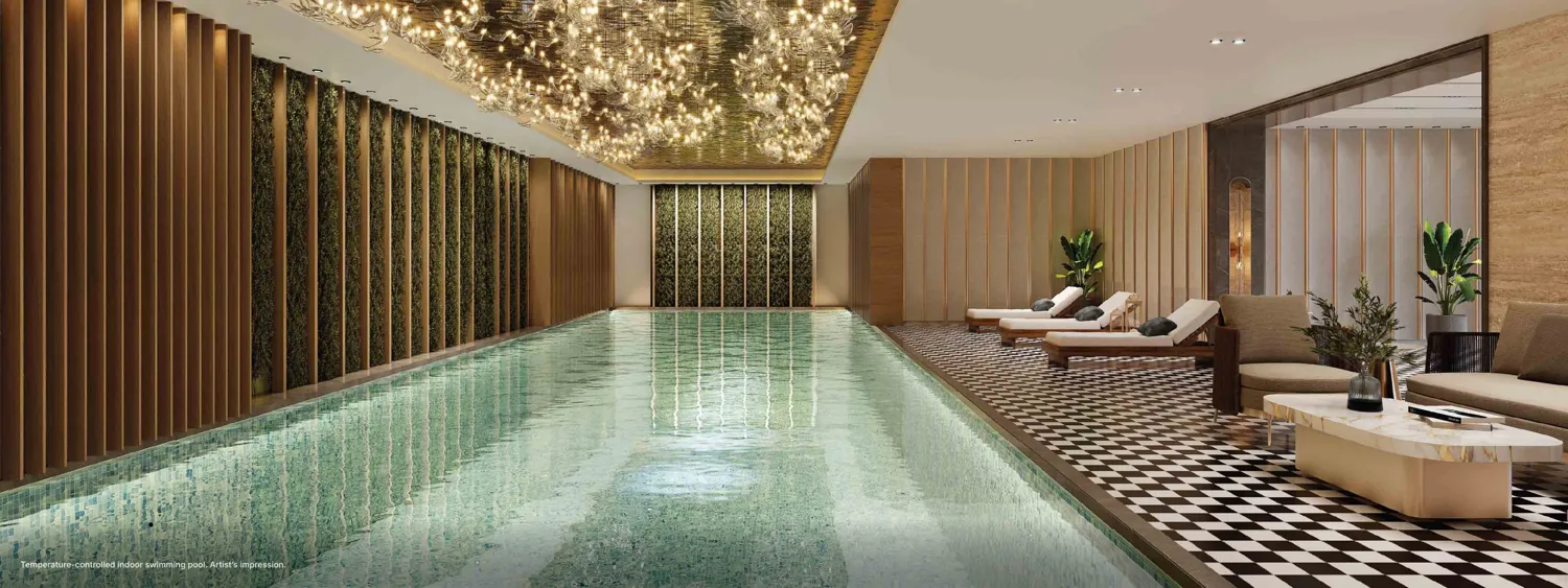 Indoor pool, artist's impression