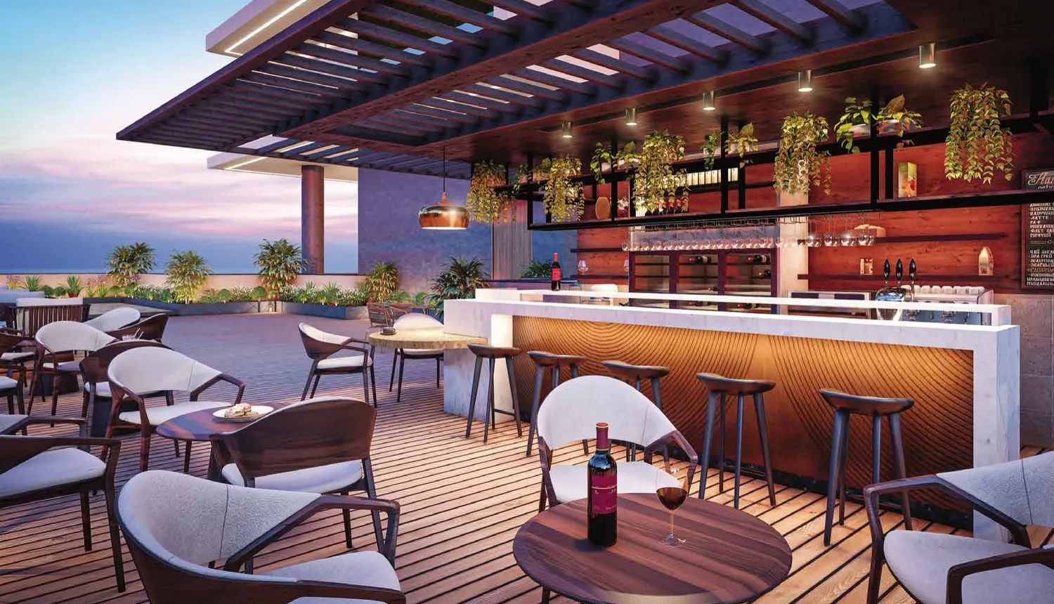 Altis cafe lounge and bar, artist's impression