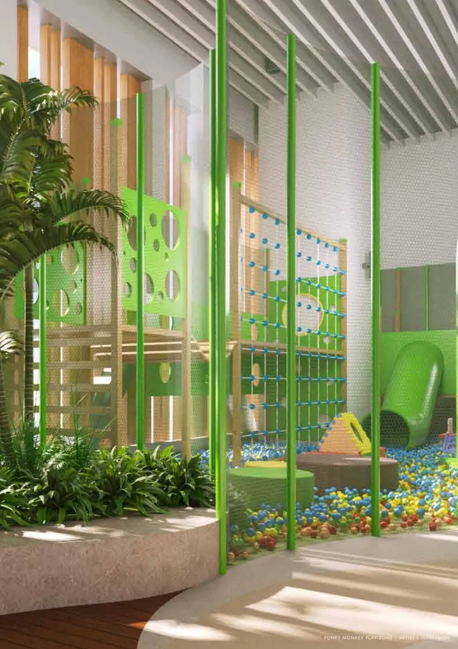 Funky-monkey play zone, artist's impression
