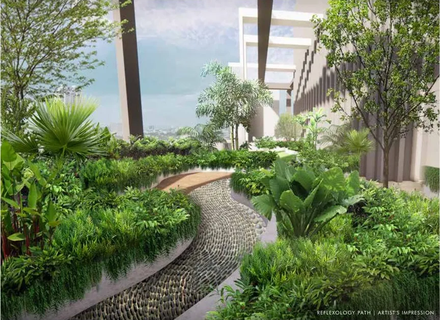 Reflexology path, artist's impression